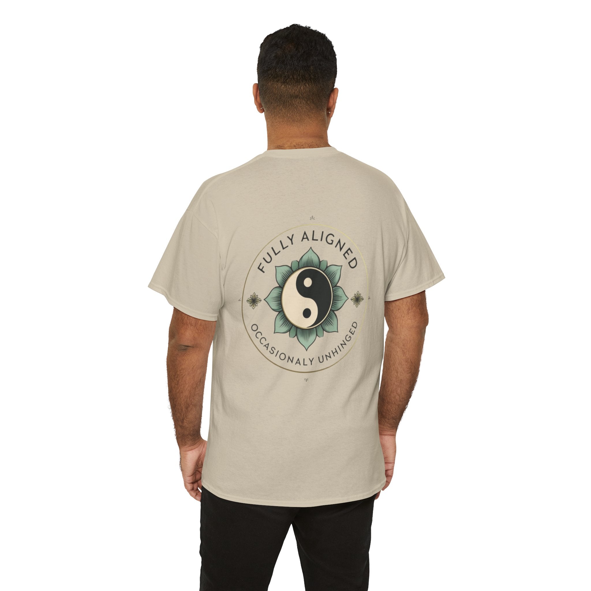 Fully Aligned, Occasionally Unhinged Unisex Tee